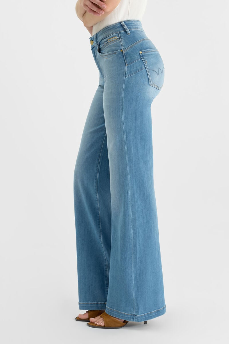 Jeans pulp flare Axis taille haute bleu N°4