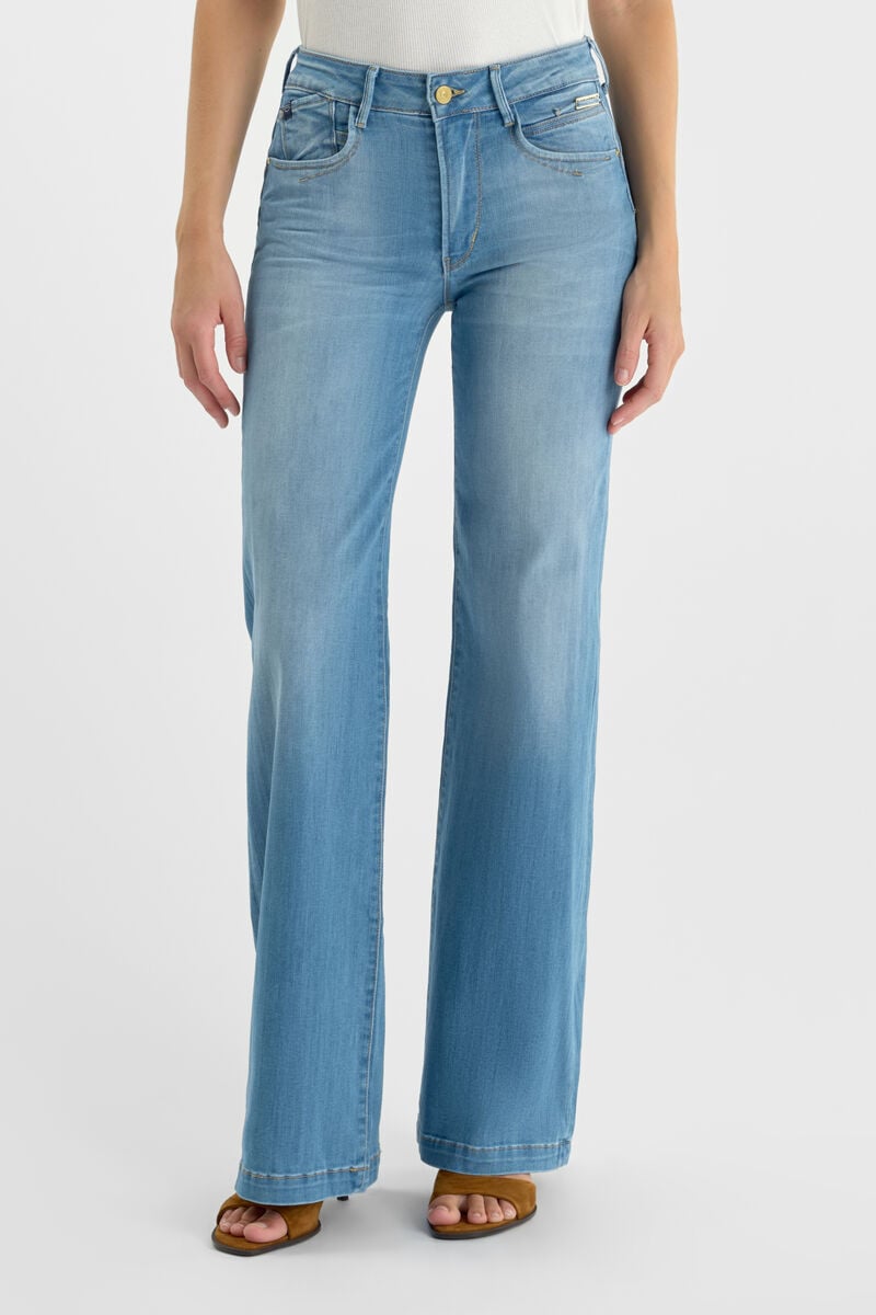 Jeans pulp flare Axis taille haute bleu N°4