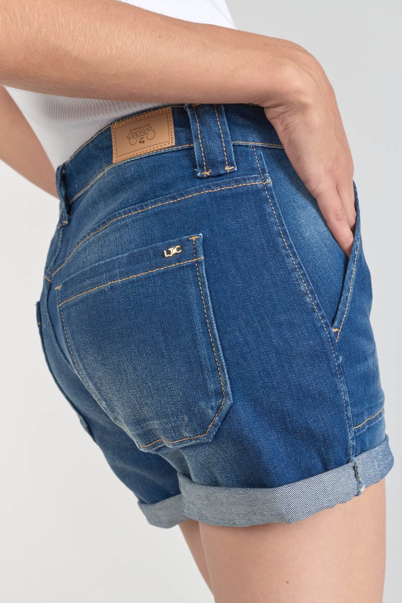 Short Bloom en jeans bleu foncé