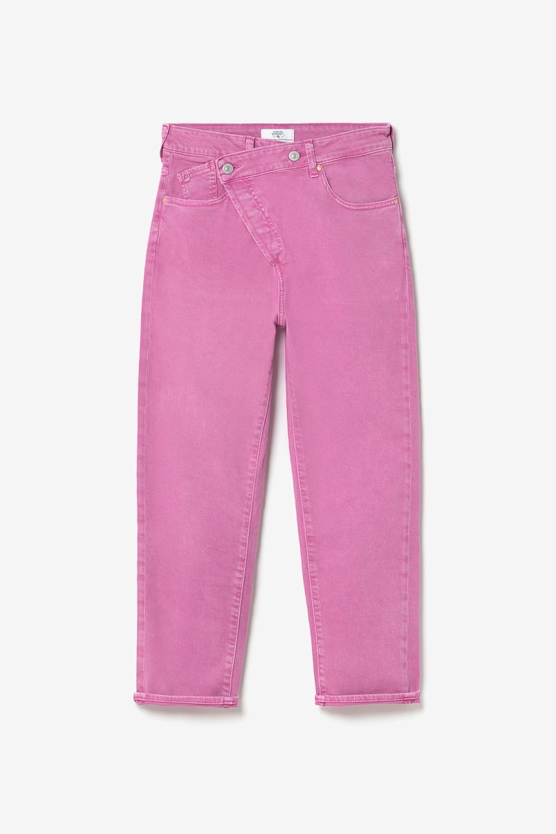 Cosy boyfit 7/8ème jeans violet rose