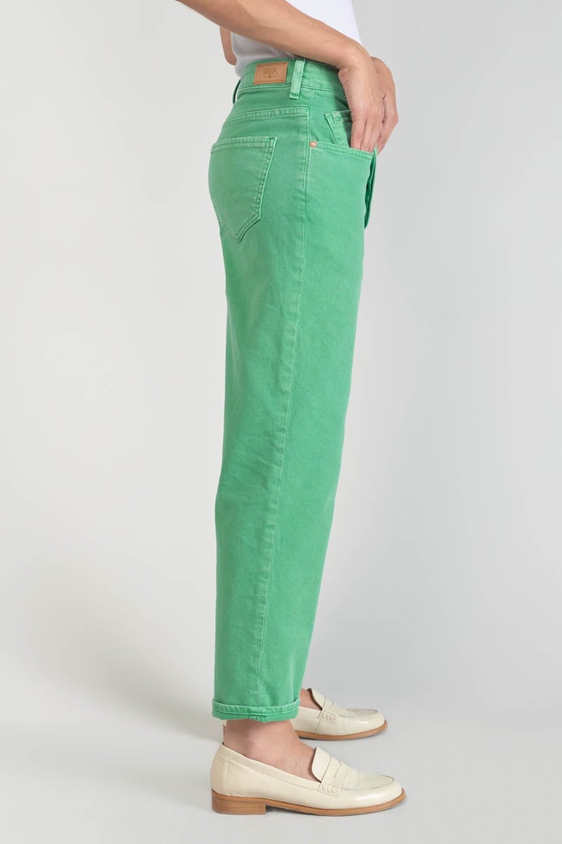 Cosy boyfit 7/8ème jeans vert menthe
