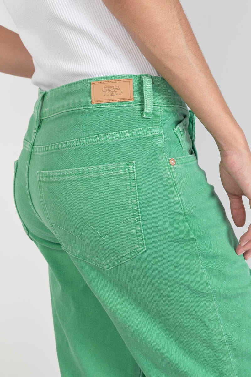 Cosy boyfit 7/8ème jeans vert menthe