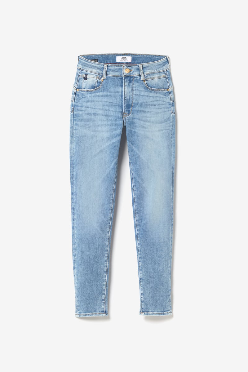 Jeans pulp slim Dari taille haute 7/8ème bleu N°4
