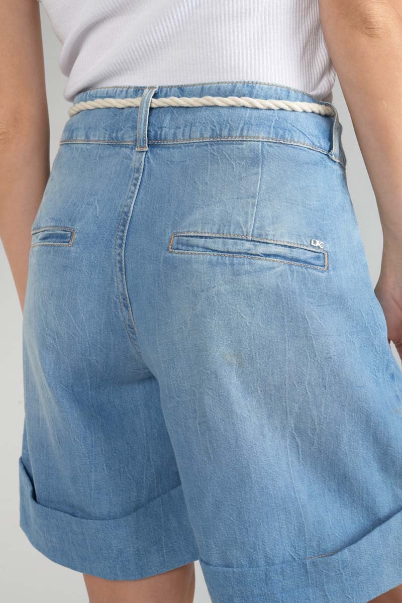 Bermuda Hellia en jeans bleu clair