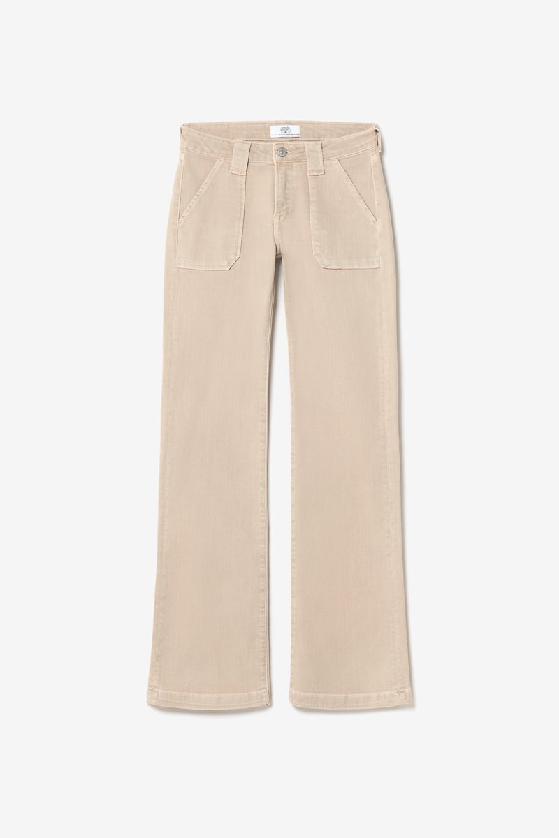 Sormiou flare jeans beige sable