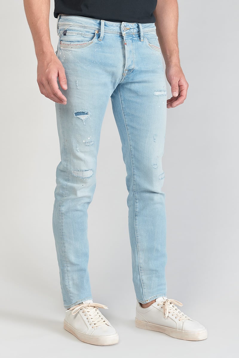 Jeans 700/11 adjusted Delphes destroy bleu N°5