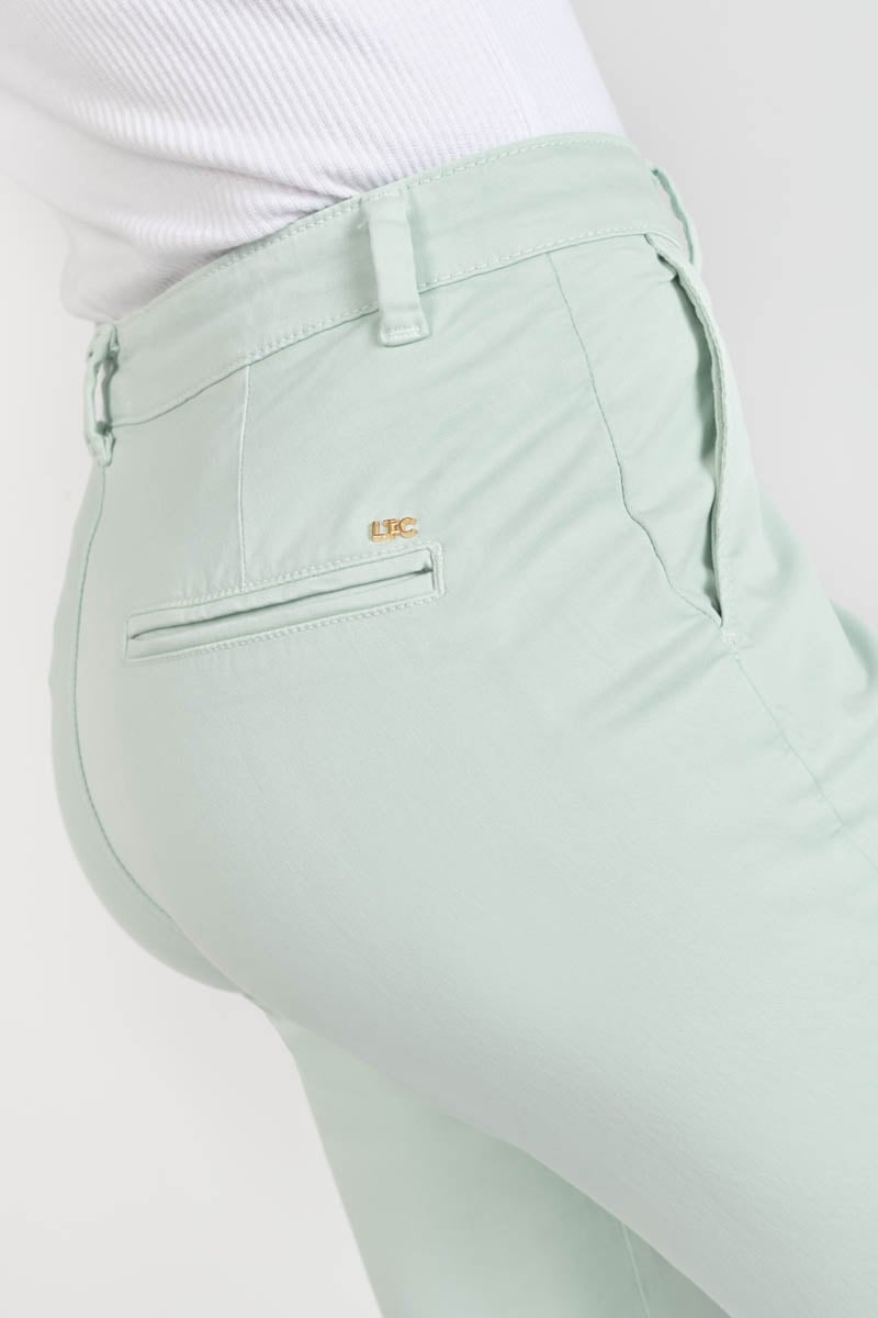 Pantalon chino Dyli3 vert d'eau