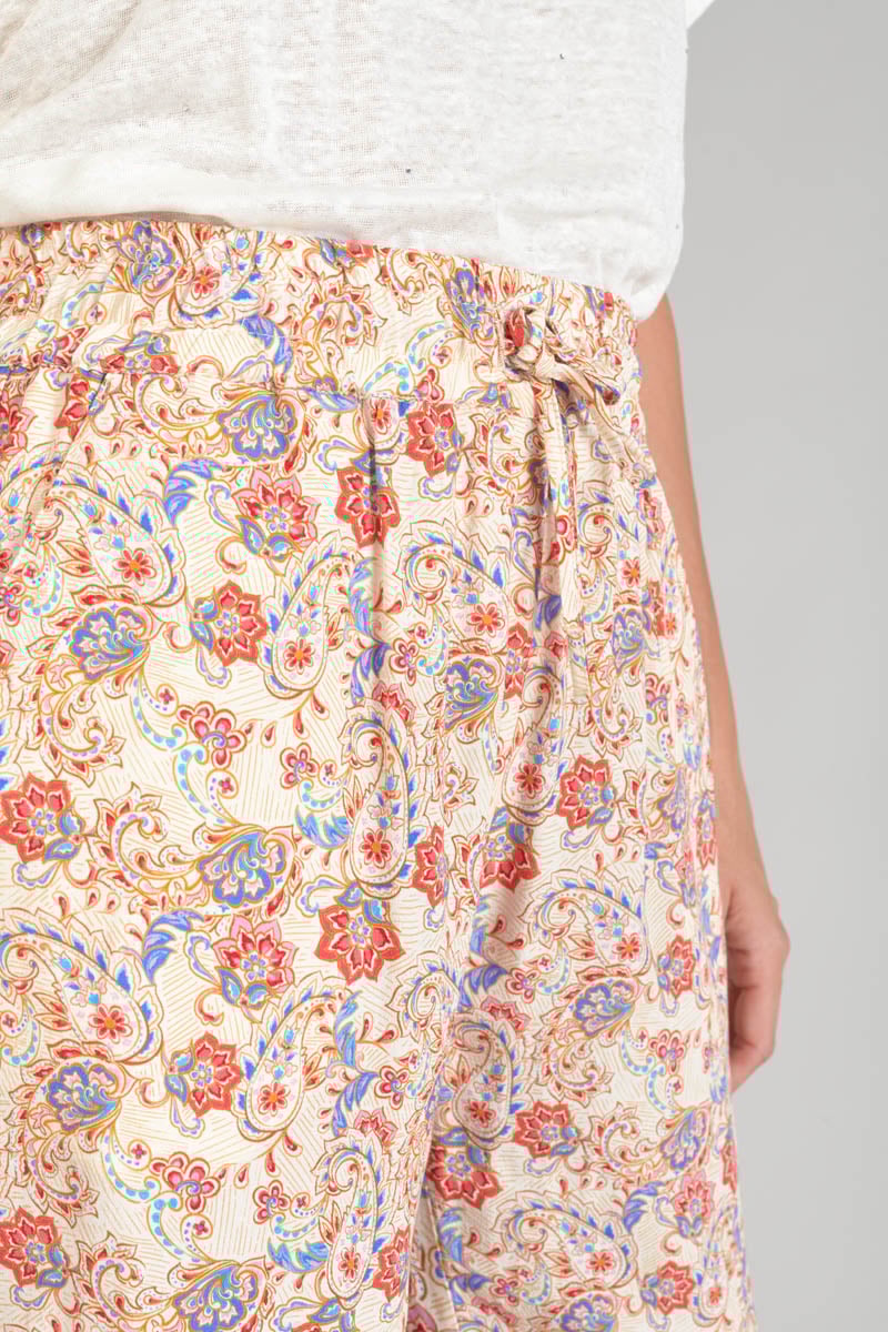 Pantalon Henel à motif cachemire