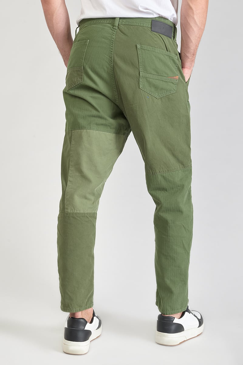 Pantalon loose Mister kaki vert
