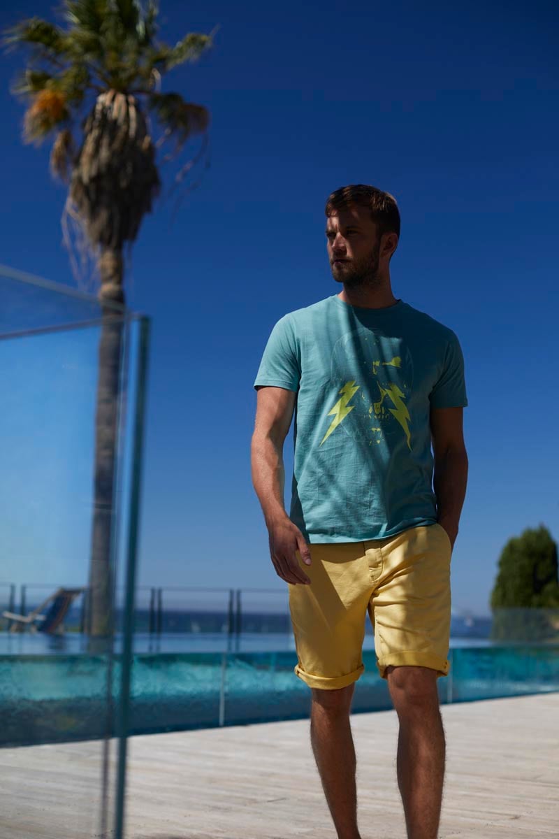 Bermuda chino Jogg Swoop moutarde