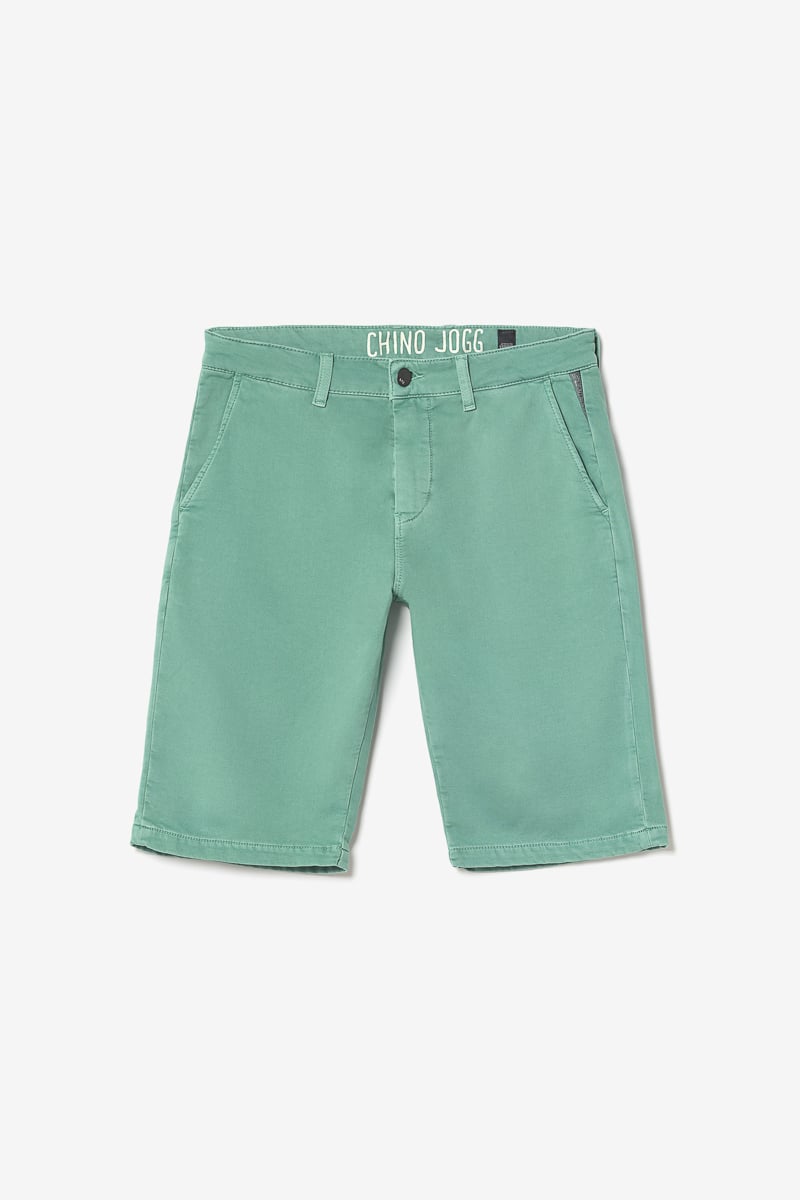 Bermuda chino Jogg Swoop vert d'eau