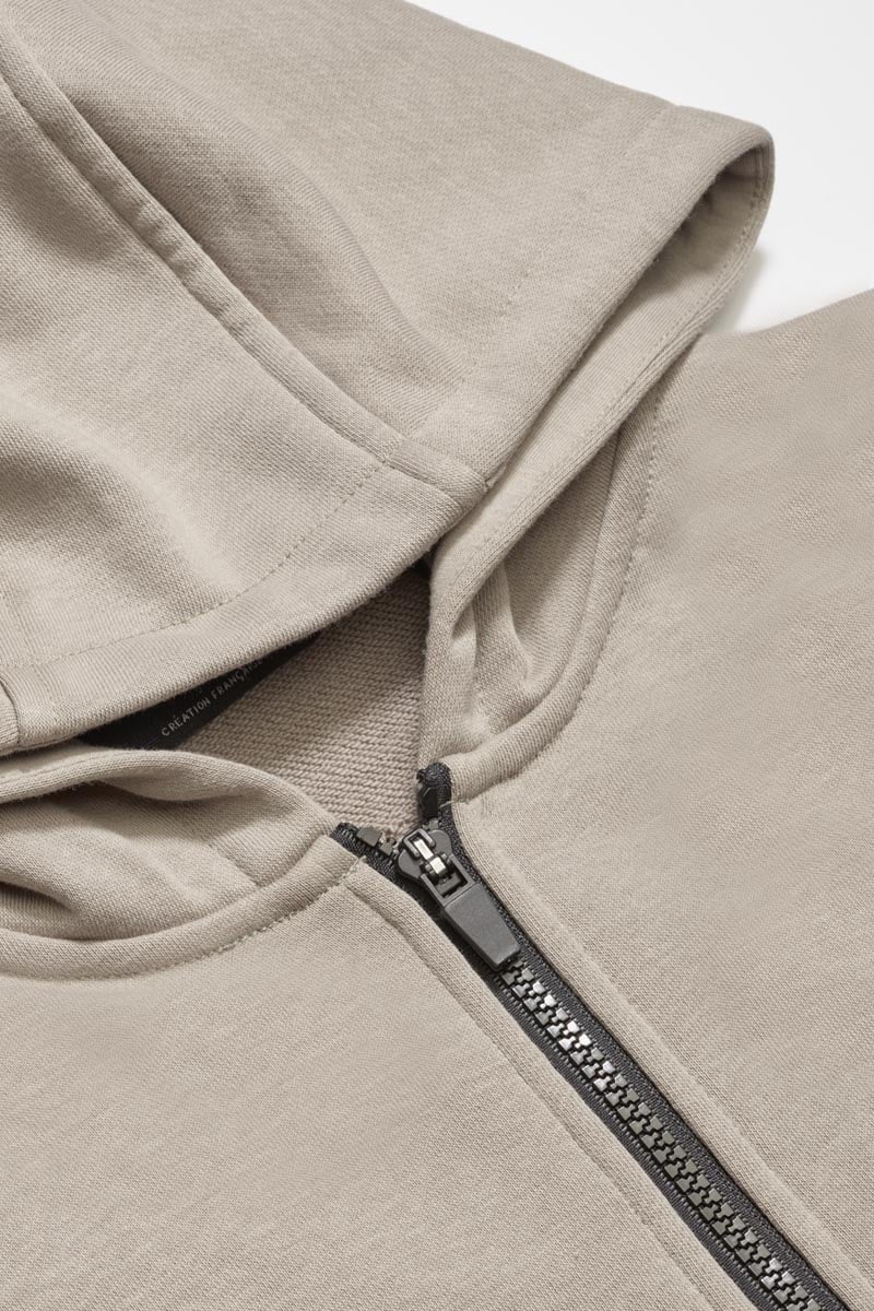 Veste zippée Hodybo gris beige