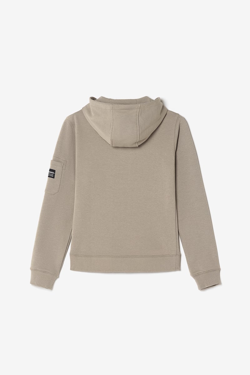 Veste zippée Hodybo gris beige