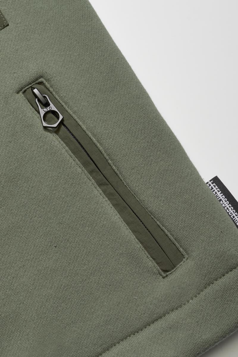 Veste zippée Moltobo kaki