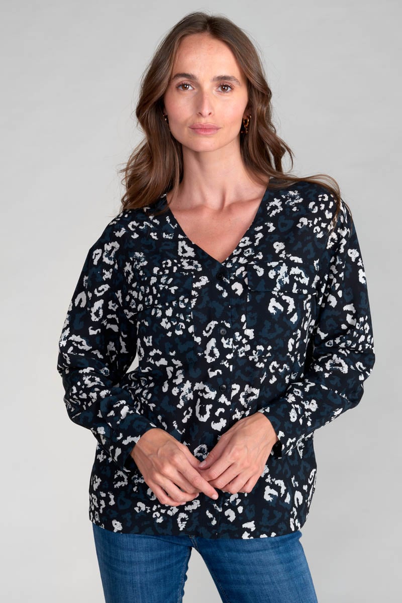 Chemise Briac à motif léopard