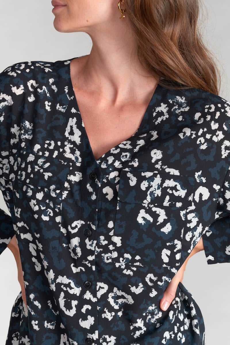 Chemise Briac à motif léopard