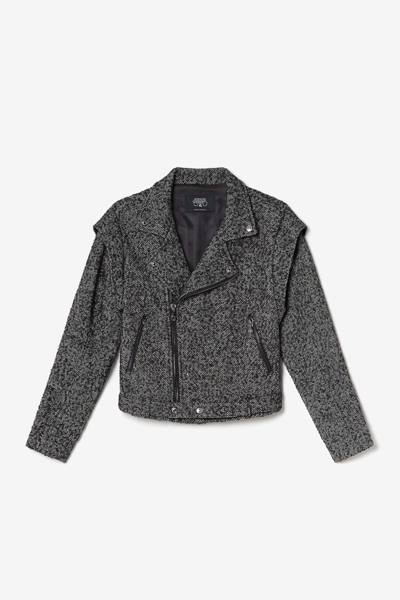 Veste Calie noire et blanche