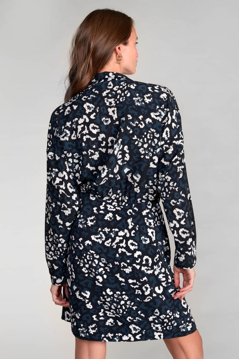 Robe Evann à motif léopard