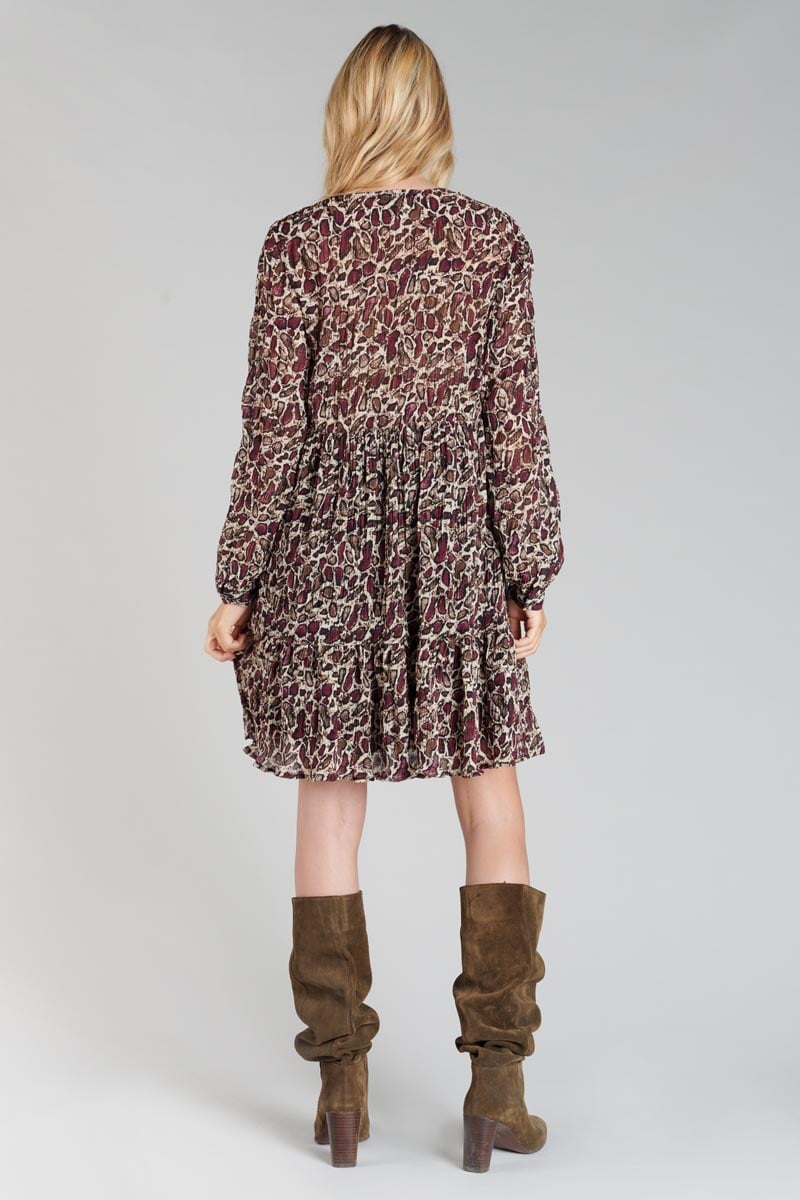 Robe Mihabel à motif serpent