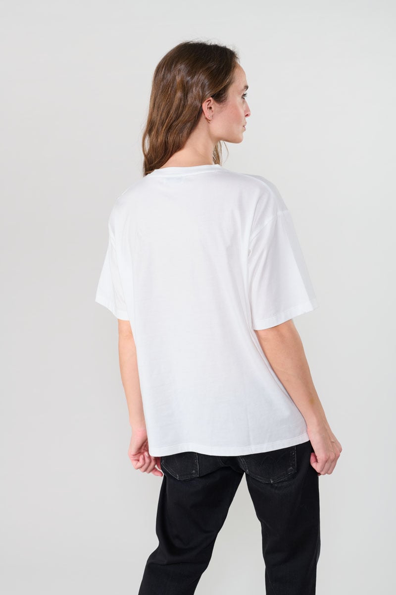 T-shirt Tamita blanc imprimé