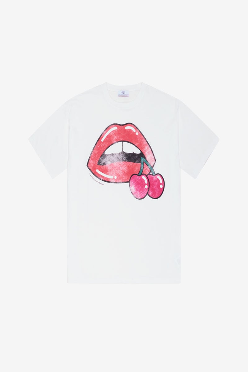 T-shirt Tamita blanc imprimé