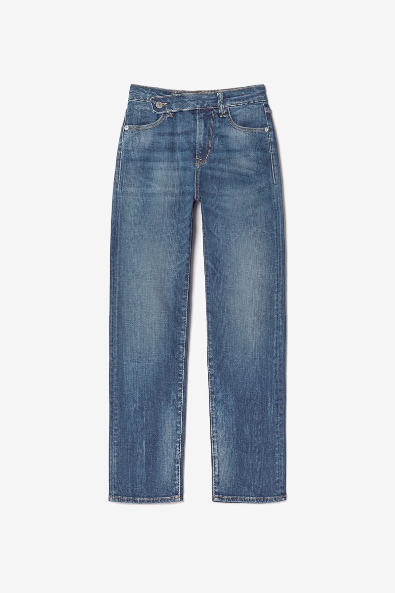 Jeans 400/14 mom Basic taille haute 7/8ème bleu N°2