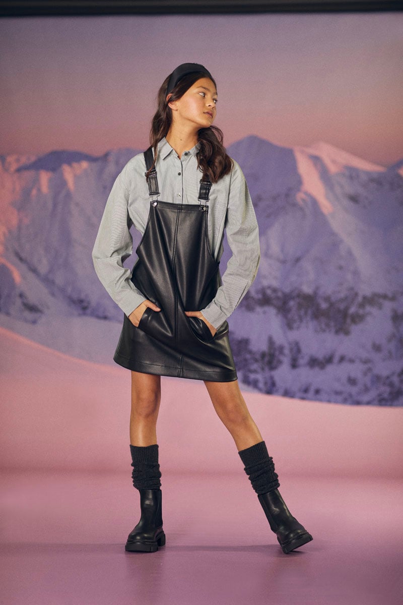 Robe salopette Anatgi noire