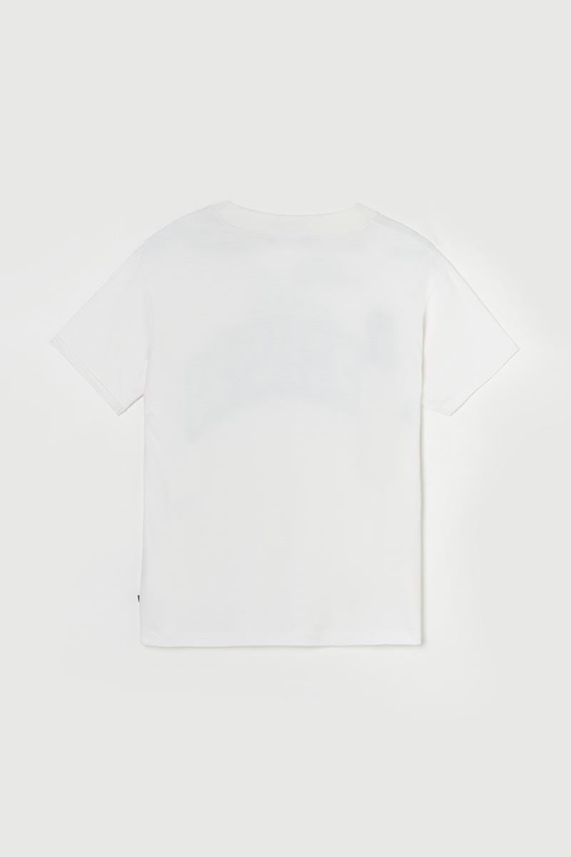 T-shirt Claudegi blanc imprimé