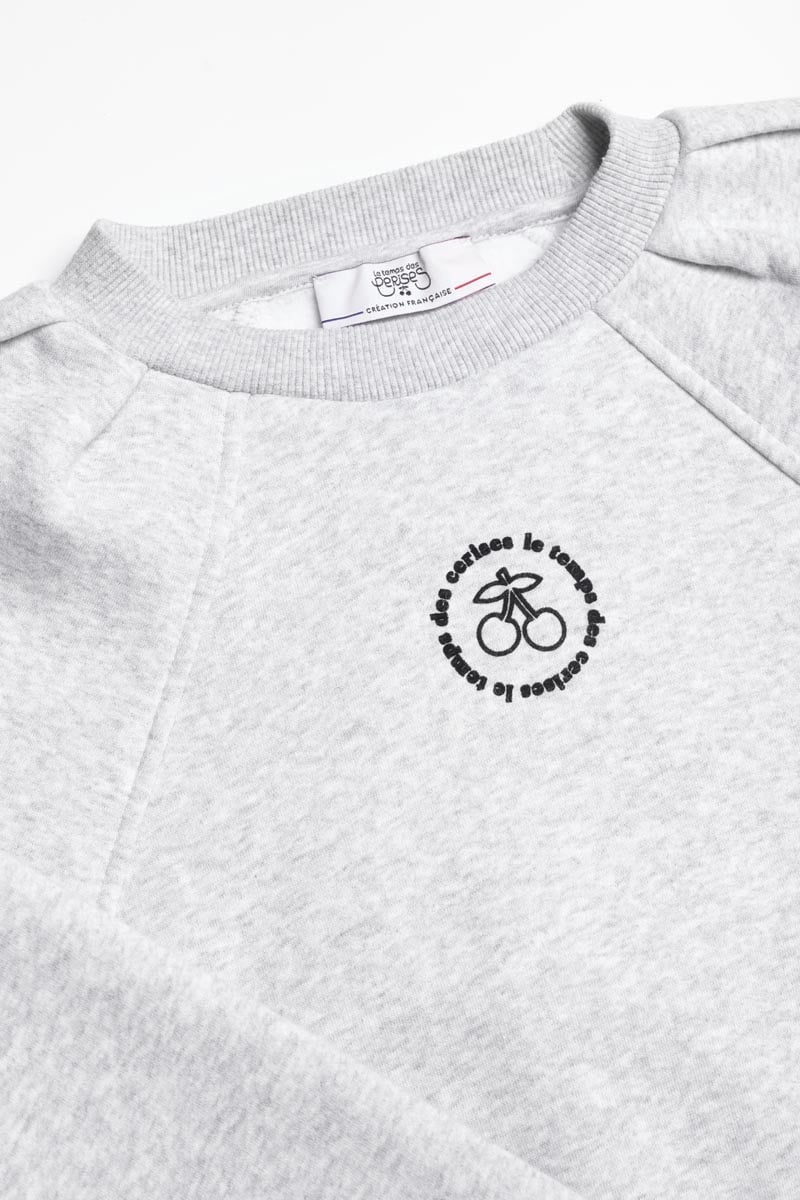 Sweat Cobygi gris chiné