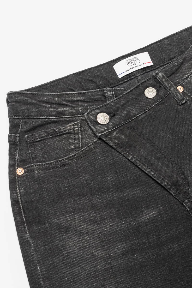 Jeans boyfit Cosa 7/8ème noir N°1