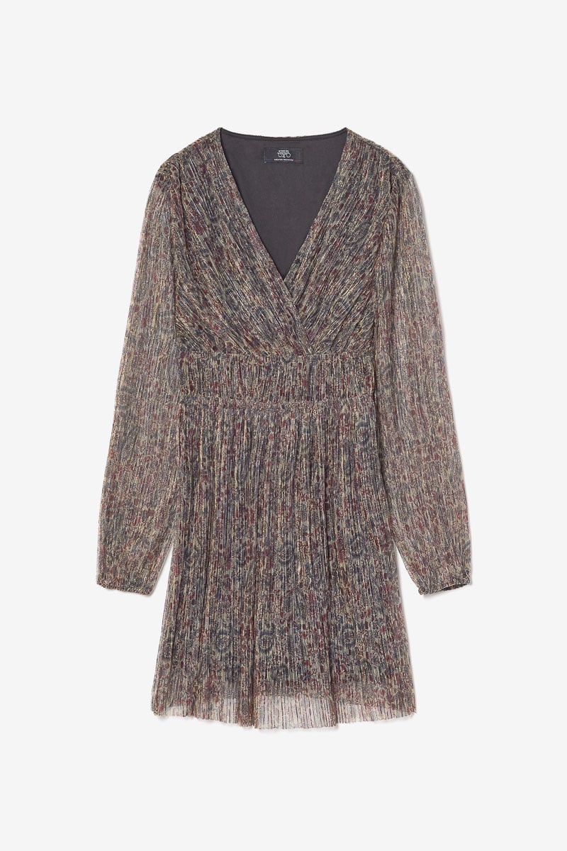 Robe Kodigi à motif cachemire irisée