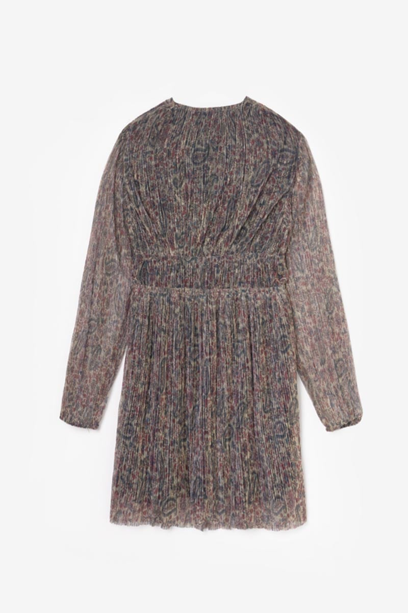 Robe Kodigi à motif cachemire irisée