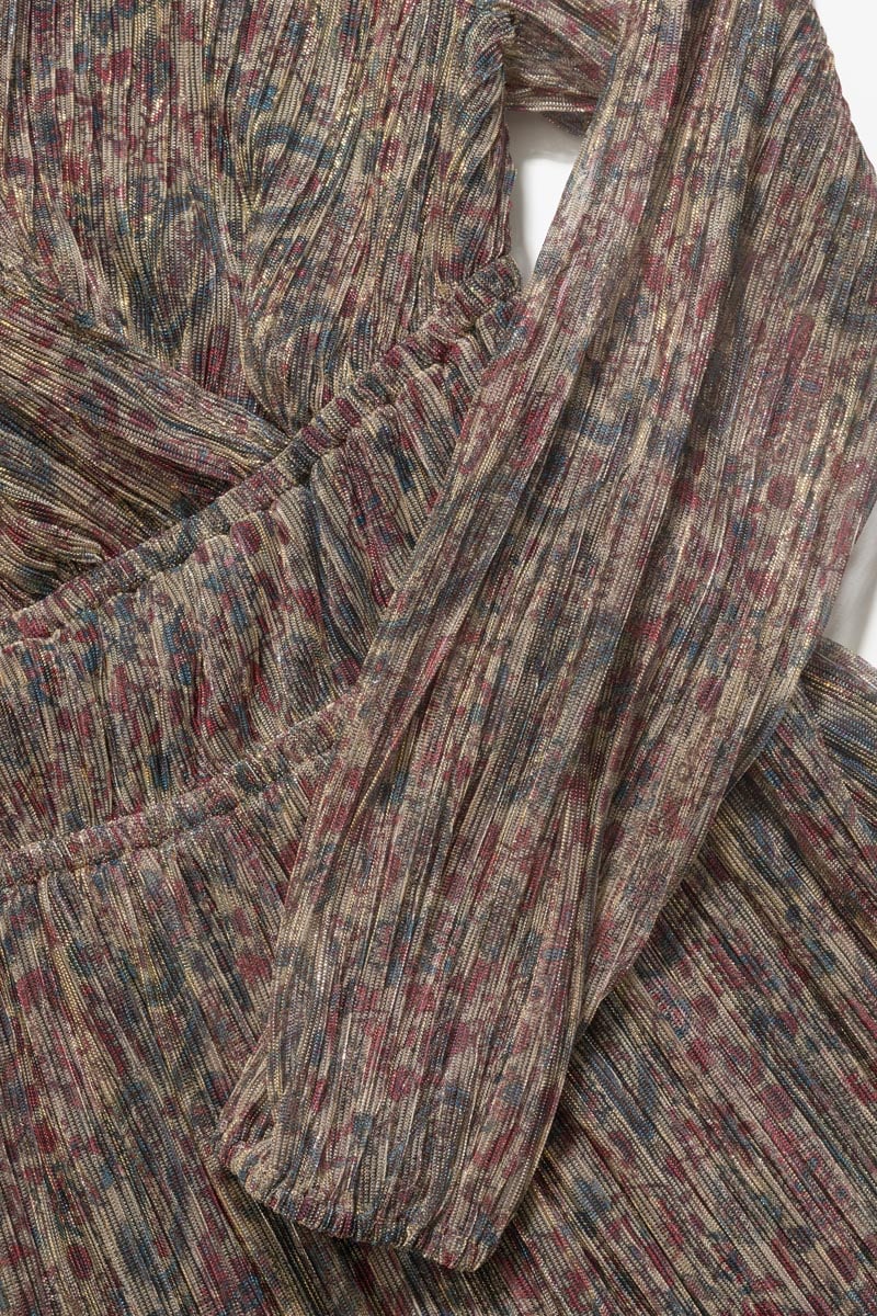 Robe Kodigi à motif cachemire irisée