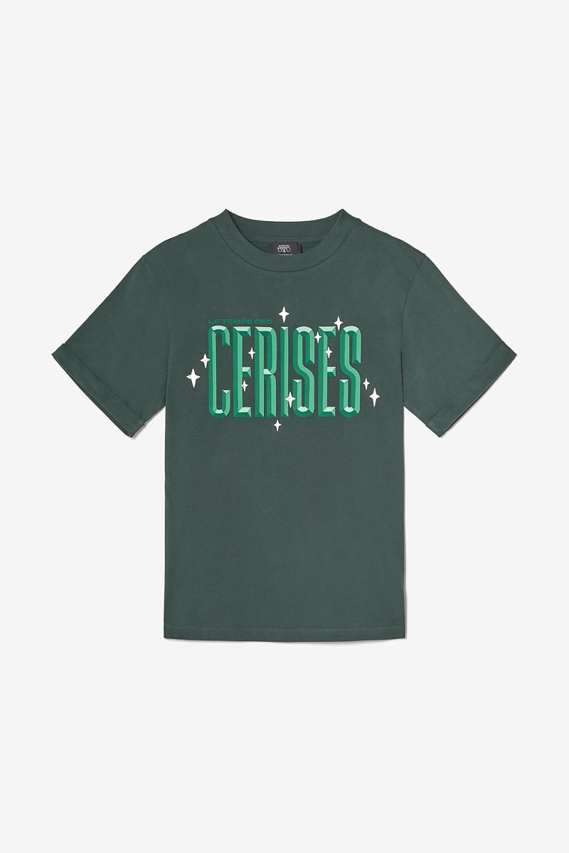 T-shirt Priahgi vert bouteille