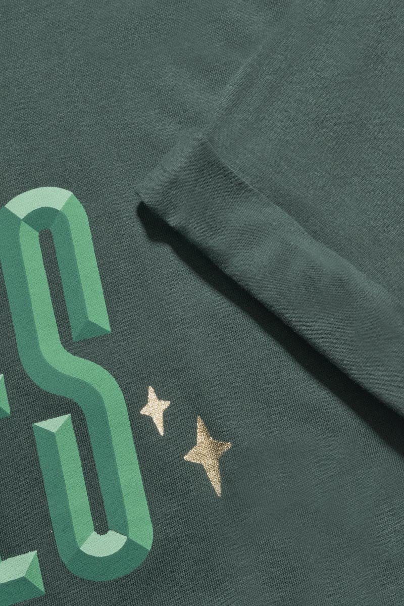 T-shirt Priahgi vert bouteille