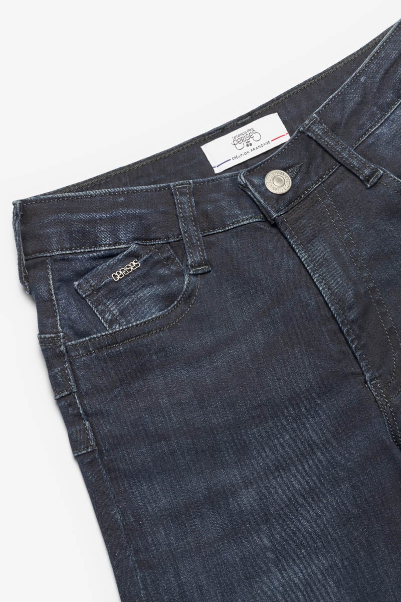 Jeans pulp regular taille haute bleu-noir N°1