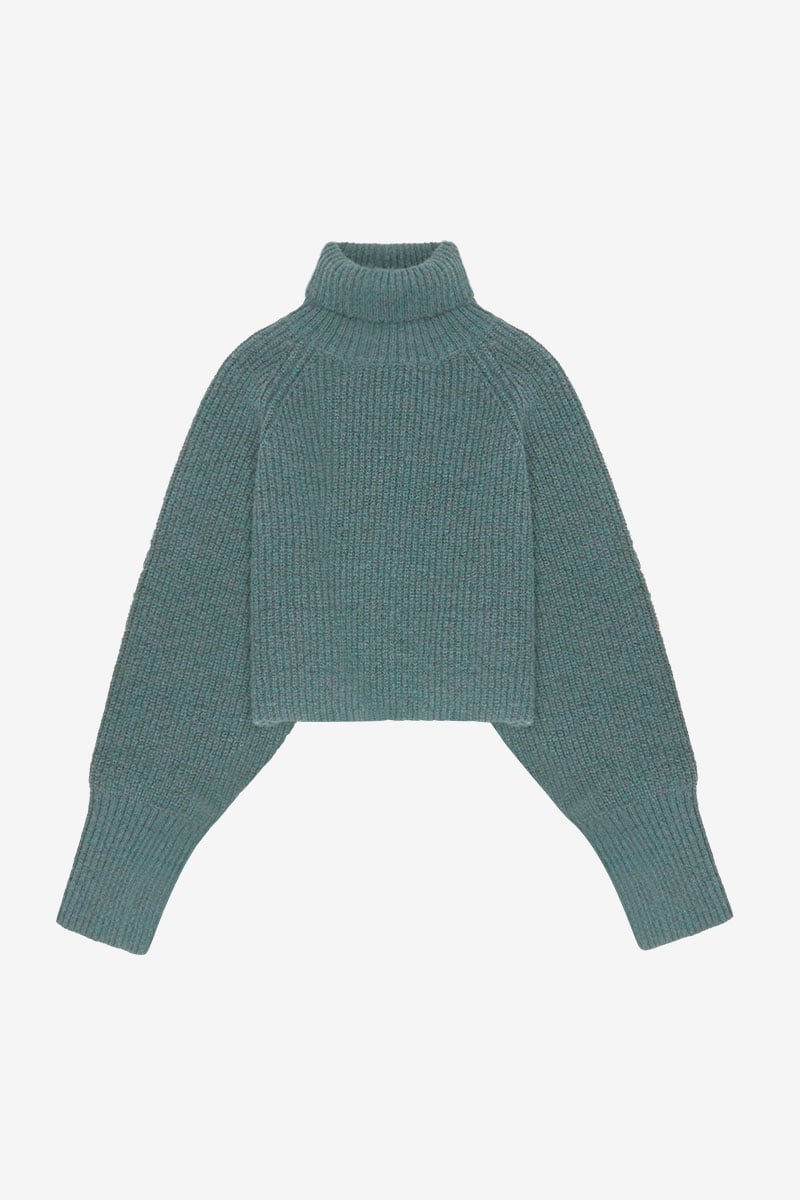 Pull Saiagi bleu vert