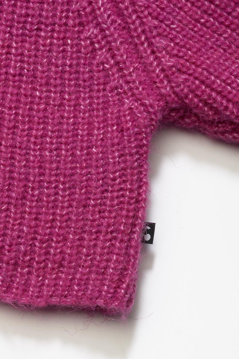 Pull Saiagi rose électrique