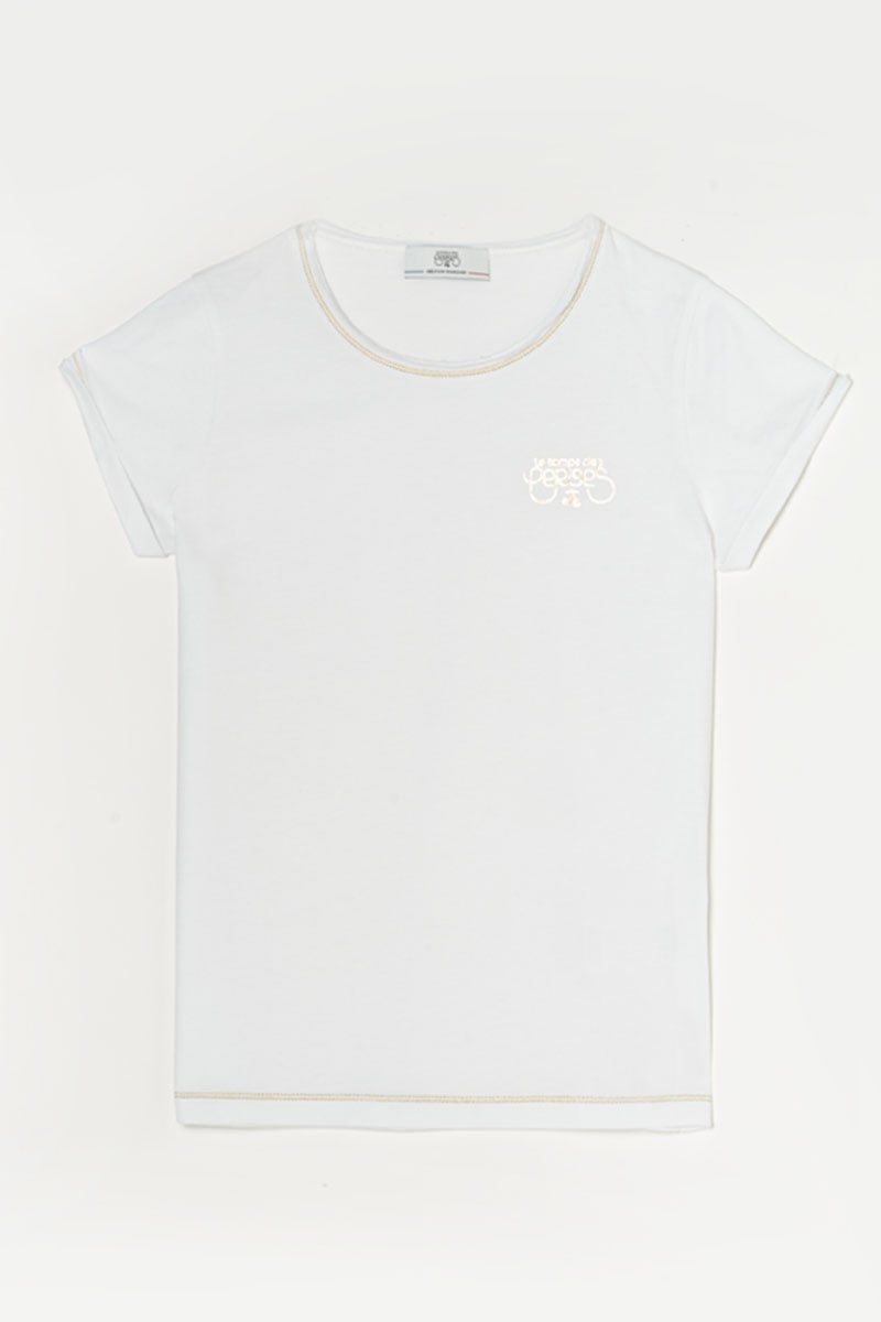 T-shirt Smalltragi blanc