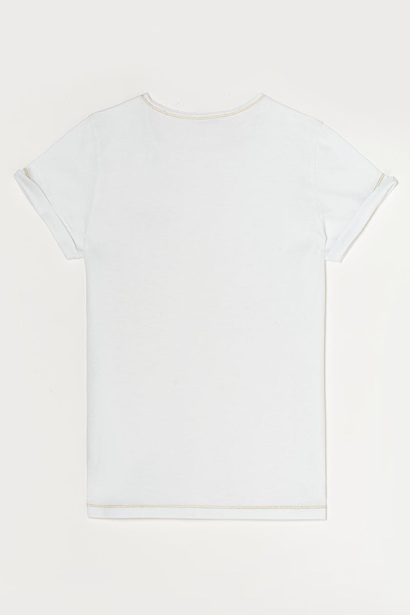 T-shirt Smalltragi blanc