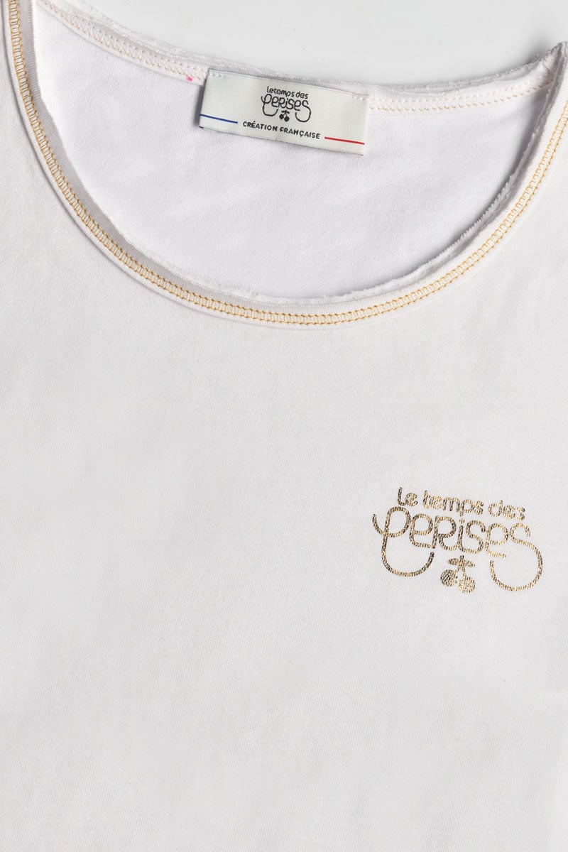 T-shirt Smalltragi blanc