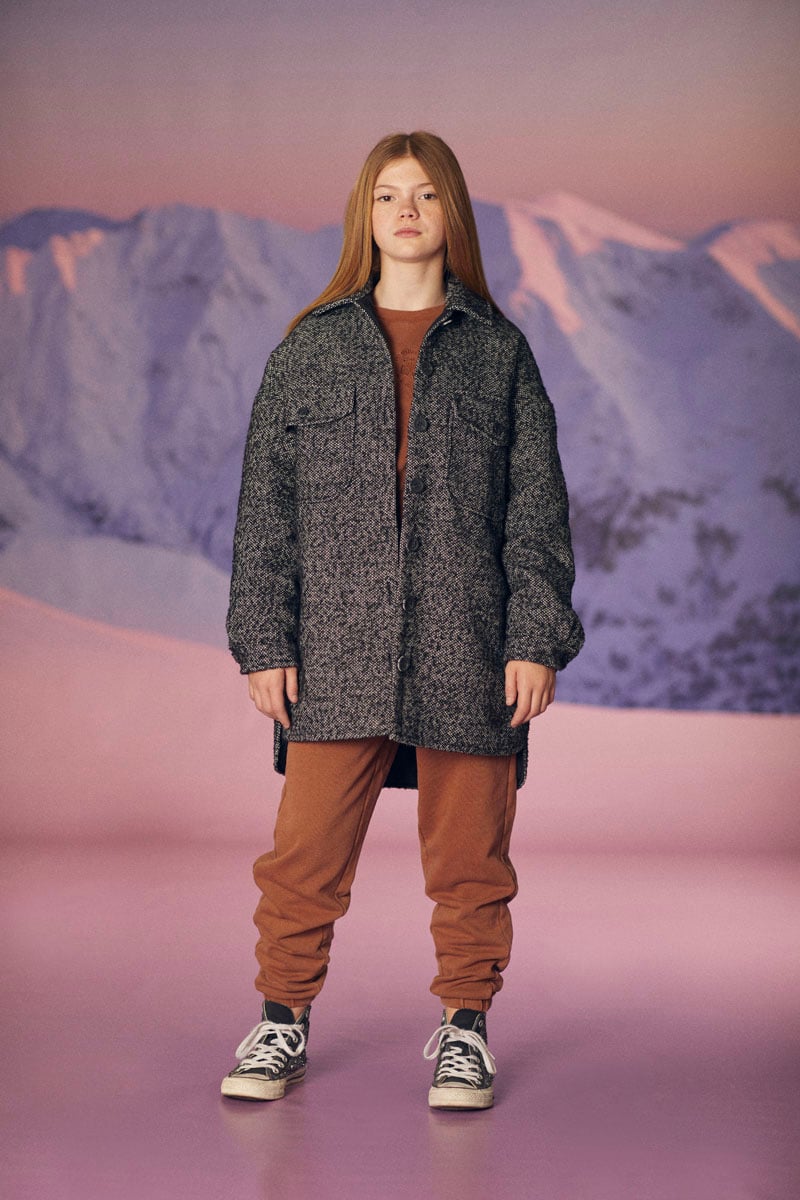 Veste Ullingi noire chinée