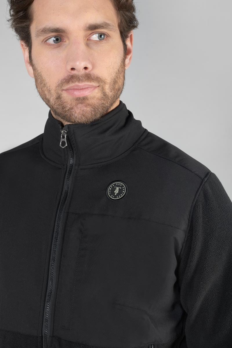 Sweat zippé Drake noir