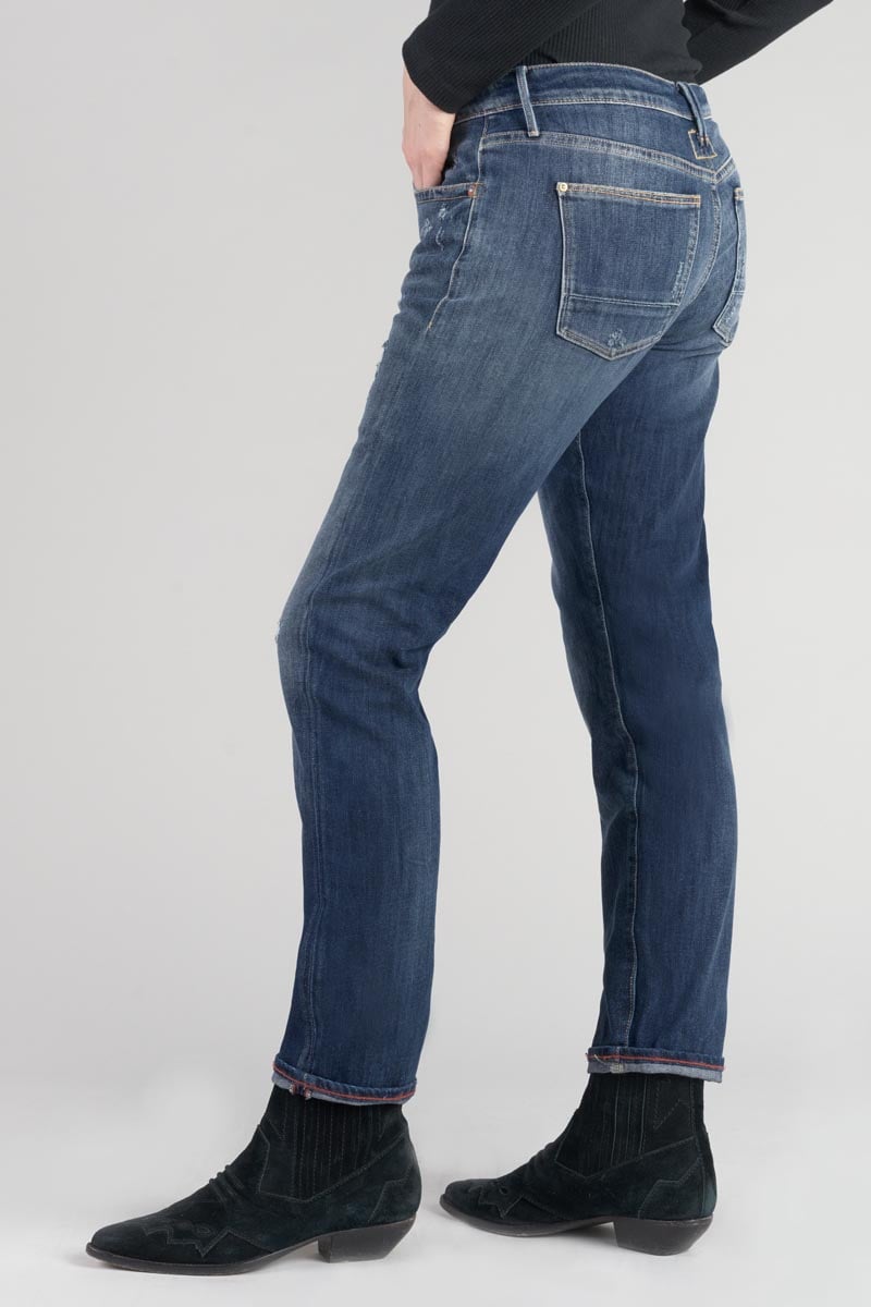 Jeans 200/43 boyfit Sea destroy bleu N°2