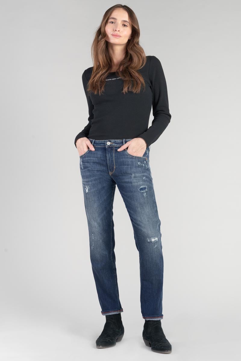 Jeans 200/43 boyfit Sea destroy bleu N°2