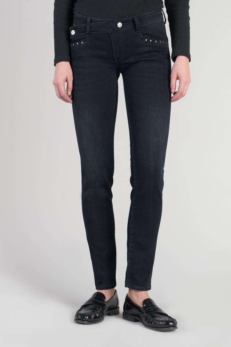 Jeans pulp slim Gance bleu-noir N°4