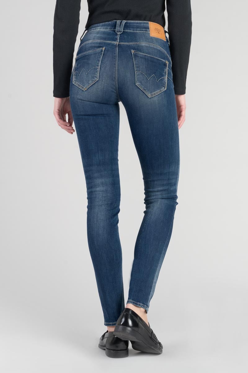 Jeans pulp slim Menars taille haute bleu N°3