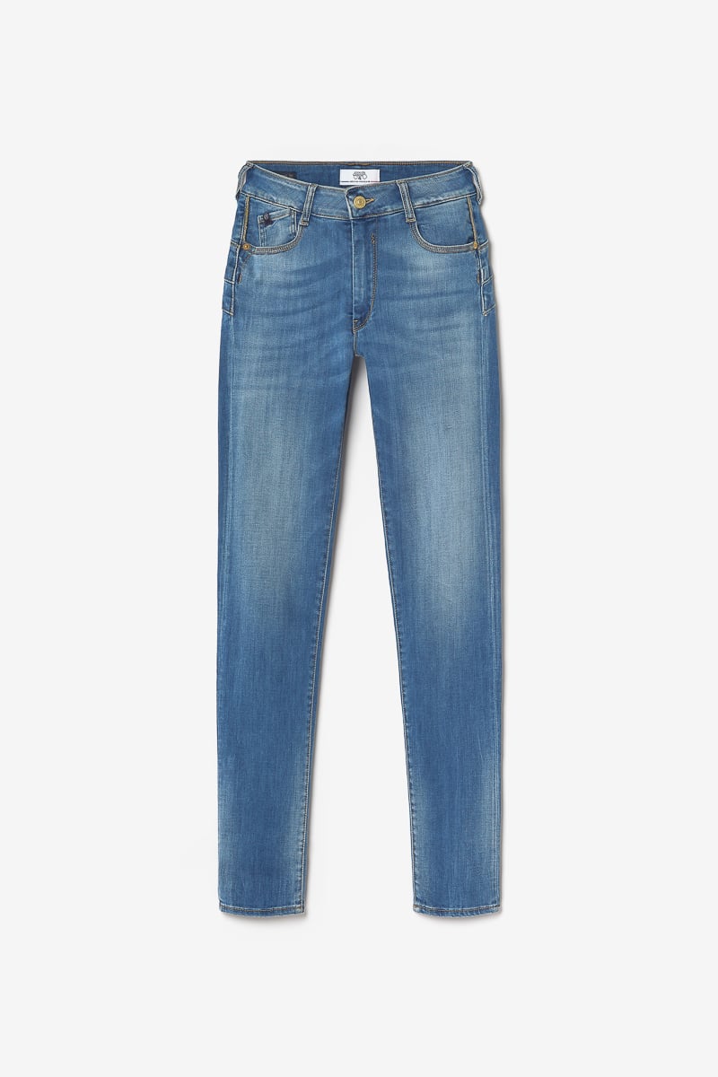 Jeans pulp slim Menars taille haute bleu N°3