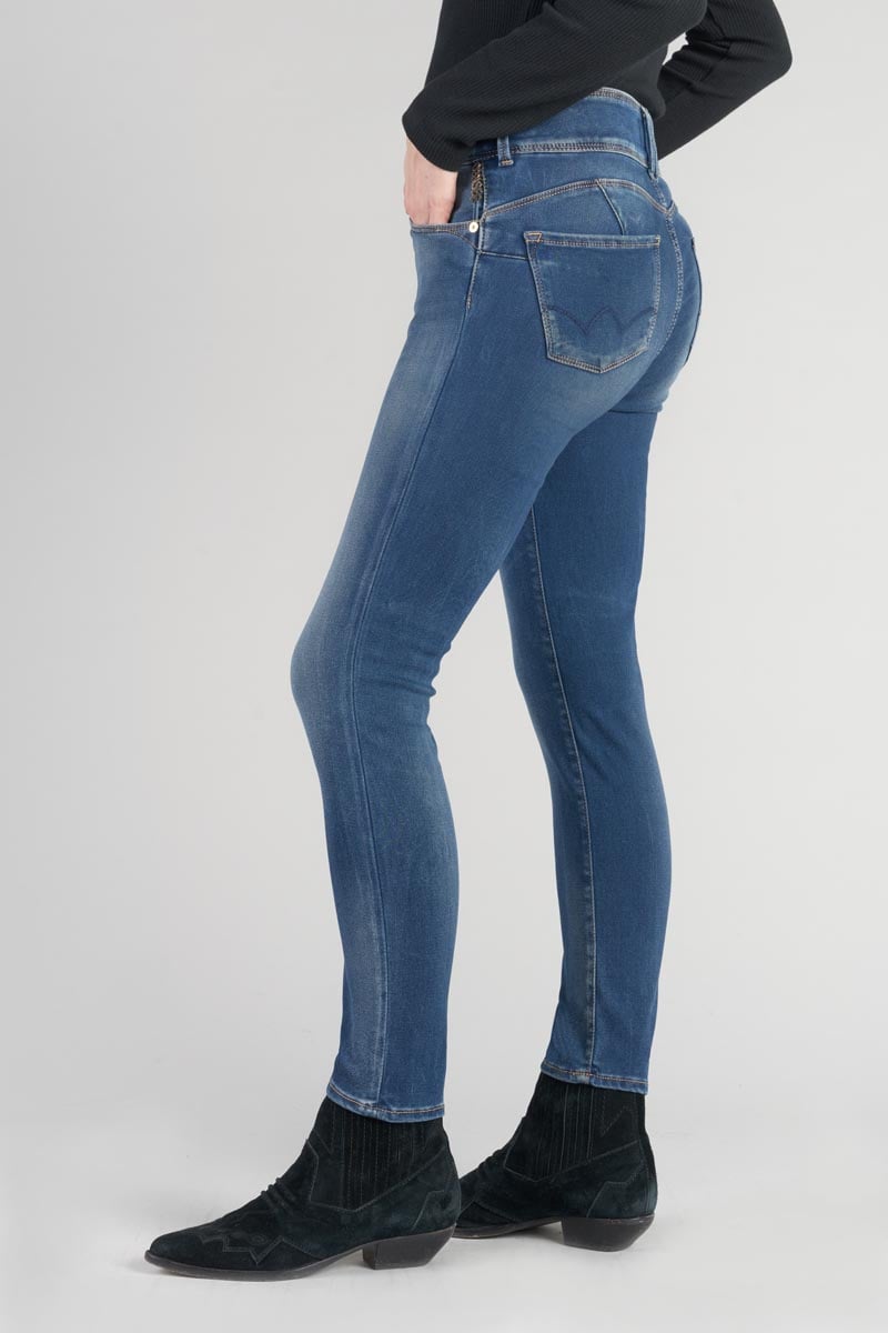 Jeans ultra pulp slim Mood taille haute 7/8ème bleu N°3