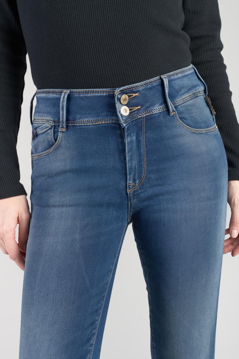 Jeans ultra pulp slim Mood taille haute 7/8ème bleu N°3